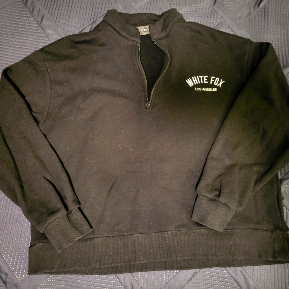 White fox pullover